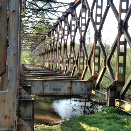 Most na bývalé vlečce